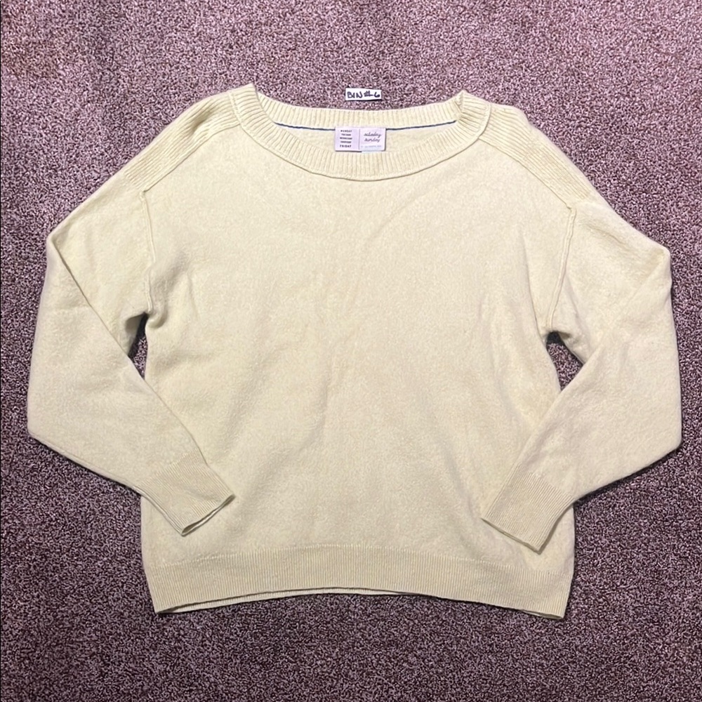 Women's bright yellow Sweater